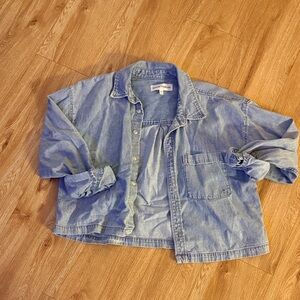 Denim Forum Light Blue Denim Shirt Jacket